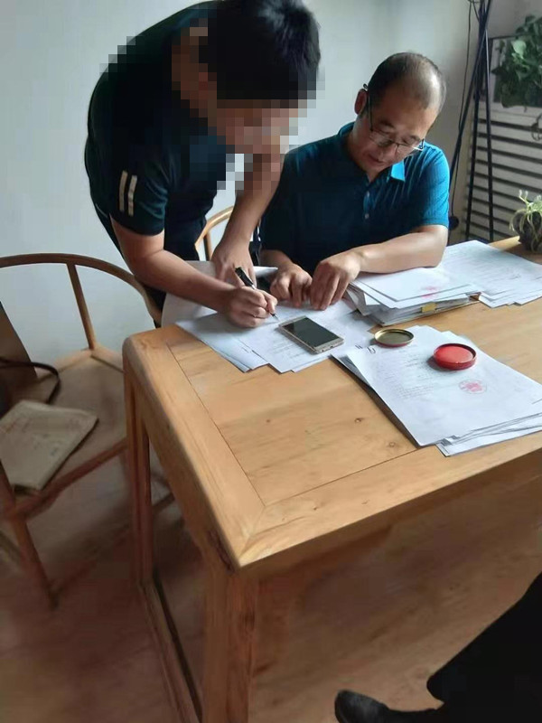 博野县人民法院两庭合力共同送达